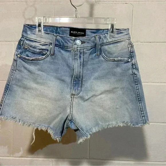 BLACK ORCHID Vintage Rehab Boyfriend Cutoff Denim Shorts 25 Light Wash 80s 90s - Picture 1 of 7